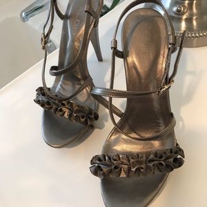 ALDO strappy heel, champagne color, 6 1/2